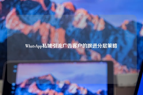 WhatsApp私域引流广告客户的跟进分层策略